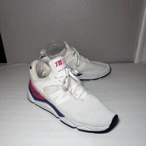 New Balance X-90 White Purple Sneakers